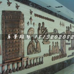 學(xué)校銅浮雕，學(xué)校浮雕墻