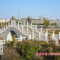 石雕欄桿，漢白玉欄桿雕塑