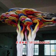 不銹鋼彩色雕塑，彩繪雕塑