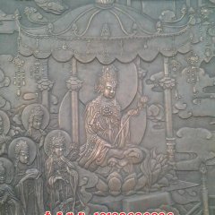 寺廟銅浮雕，紫銅浮雕