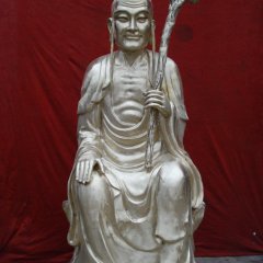 十八羅漢銅雕，鑄銅十八羅漢雕塑
