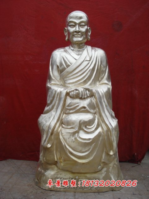 十八羅漢銅雕，鑄銅十八羅漢雕塑 (8)