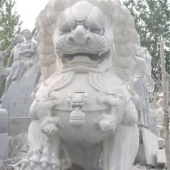 北京獅石雕，漢白玉獅子雕塑