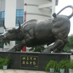 銅雕牛，孺子牛銅雕