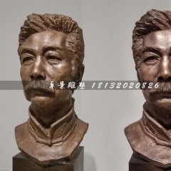 魯迅銅雕，校園名人銅雕