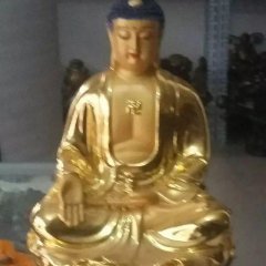 銅佛像，如來佛祖銅雕，鎏金銅佛像