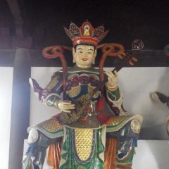 玻璃鋼四大天王雕塑，彩繪四大天王玻璃鋼雕塑