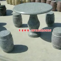大理石桌子雕塑，大理石桌凳雕塑