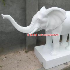 漢白玉大象，石雕大象