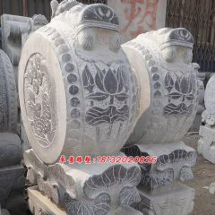 抱鼓石，大理石門墩