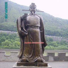 趙匡胤銅雕，古代皇帝銅雕