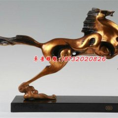 奔馬銅雕，鑄銅馬雕塑