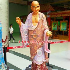 玻璃鋼羅漢雕塑，彩繪佛像雕塑