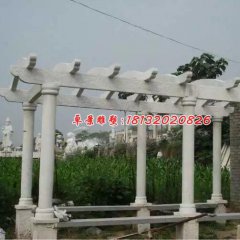 長廊石雕，公園走廊雕塑