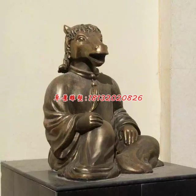 十二生肖銅雕，鑄銅十二生肖銅雕 (6)