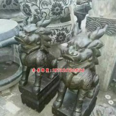 石雕麒麟，古代神獸石雕