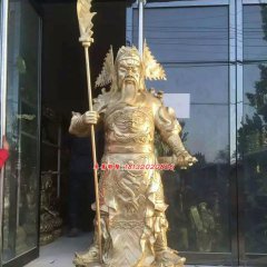 武財神銅雕，關二爺銅雕