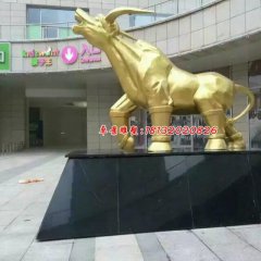 大黃牛銅雕，廣場銅牛雕塑