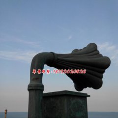 留聲機(jī)銅雕，廣場(chǎng)大型景觀銅雕