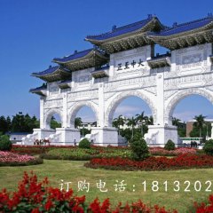 石雕牌坊，五門(mén)牌坊，廣場(chǎng)牌坊雕塑