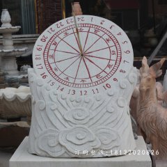 石頭日晷雕塑，石雕日晷，學(xué)校日晷雕塑