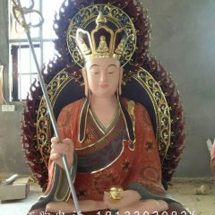 玻璃鋼地藏王菩薩，佛像雕塑