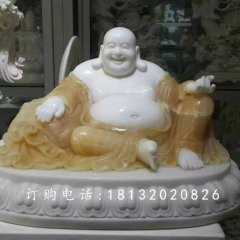 坐式彌勒佛石雕，石雕佛像
