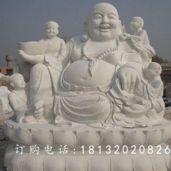 石雕彌勒佛，坐式彌勒佛像