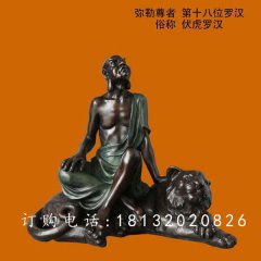 銅雕十八羅漢，寺廟銅佛像