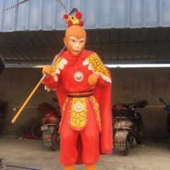 玻璃鋼西游記人物雕塑，孫悟空雕塑