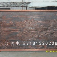 浮雕畫，廣場(chǎng)銅浮雕