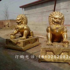 北京獅銅雕，廣場(chǎng)銅獅子雕塑