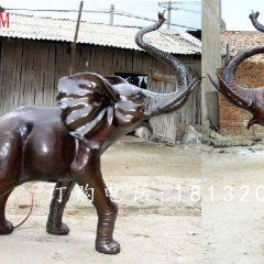 大象銅雕，廣場(chǎng)動(dòng)物銅雕