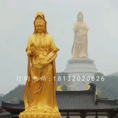 觀音菩薩銅雕，大型佛像雕塑