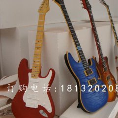 玻璃鋼吉他雕塑，玻璃鋼仿真樂器