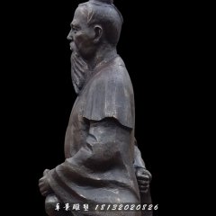 藥王孫思邈銅雕，公園名人銅雕
