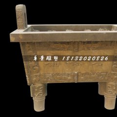 銅雕鼎，福祿壽鼎銅雕