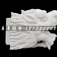龍頭石雕，大理石噴水龍頭雕塑