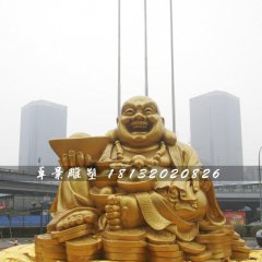 彌勒佛銅雕，廣場(chǎng)大型銅佛像