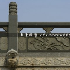 荷花石浮雕欄板，公園青石欄板