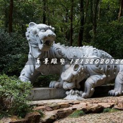 母子虎石雕，公園動(dòng)物石雕