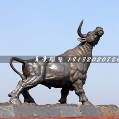 銅牛雕塑，廣場動物銅雕