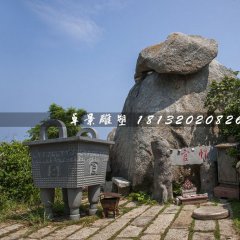 四腳銅鼎，仿古銅鼎雕塑