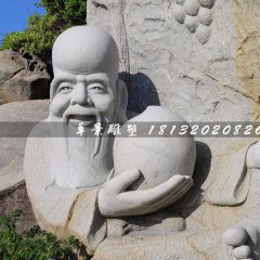 老壽星石雕，大理石神仙雕塑