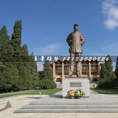 毛主席站像銅雕，廣場偉人銅雕