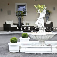 噴泉石雕，歐式美女噴泉石雕