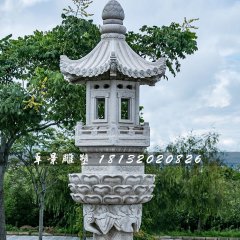 石燈雕塑，公園景觀石雕
