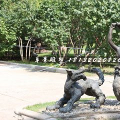 童年銅雕，公園小孩銅雕