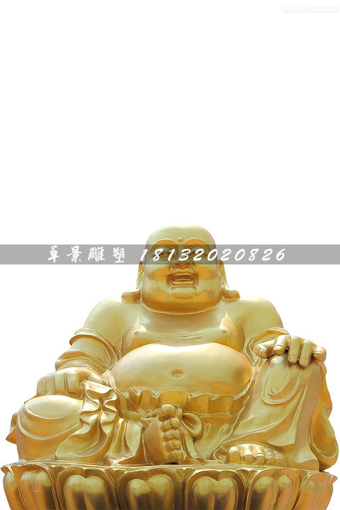 坐式彌勒佛,寺廟銅佛像