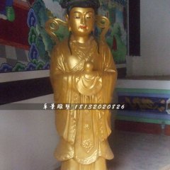 龍女銅雕，寺廟神仙銅雕